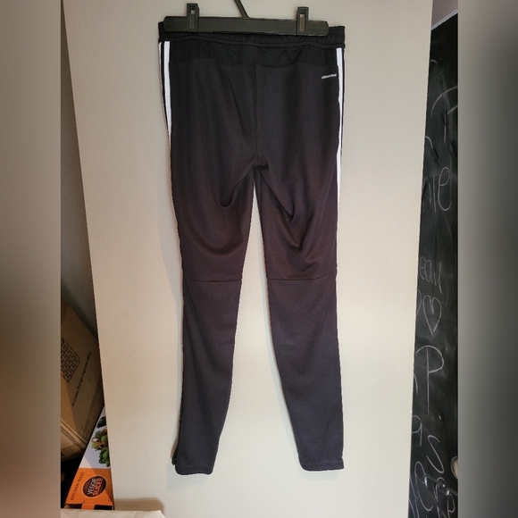 Adidas Kids Black Track Pants, Size Small  (28) - Picture 3 of 8